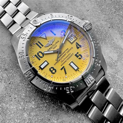 breitling a17330 price|breitling avenger seawolf yellow.